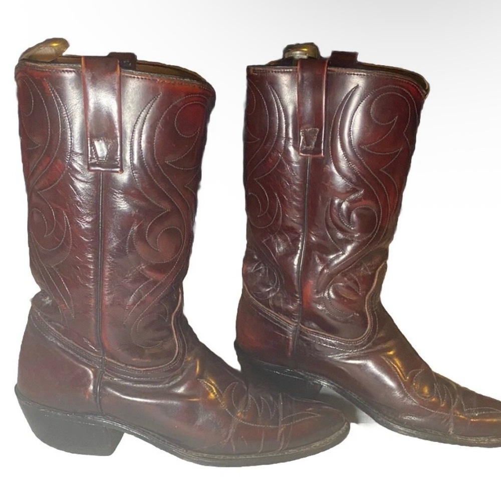 Mens Vintage ACME Brown Western Cowboy Boots Size 8.5D